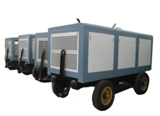 柴油動(dòng)力風(fēng)冷移動(dòng)活塞機